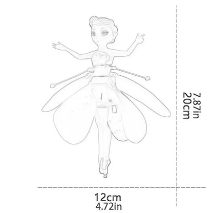 Flying Fairy Princess Doll For Girls