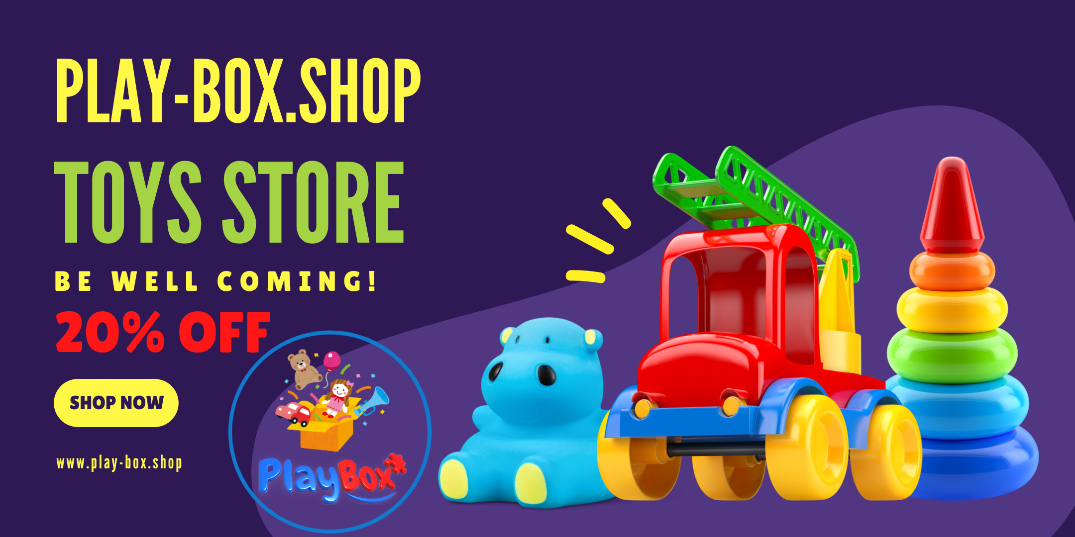 Toys Shop Banner